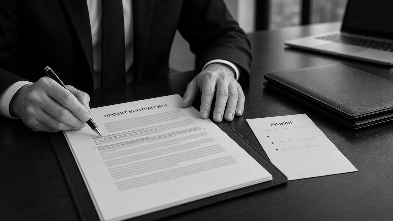 Огляд ризиків у договорі контрагента - адвокат аналізує проект перед підписанням